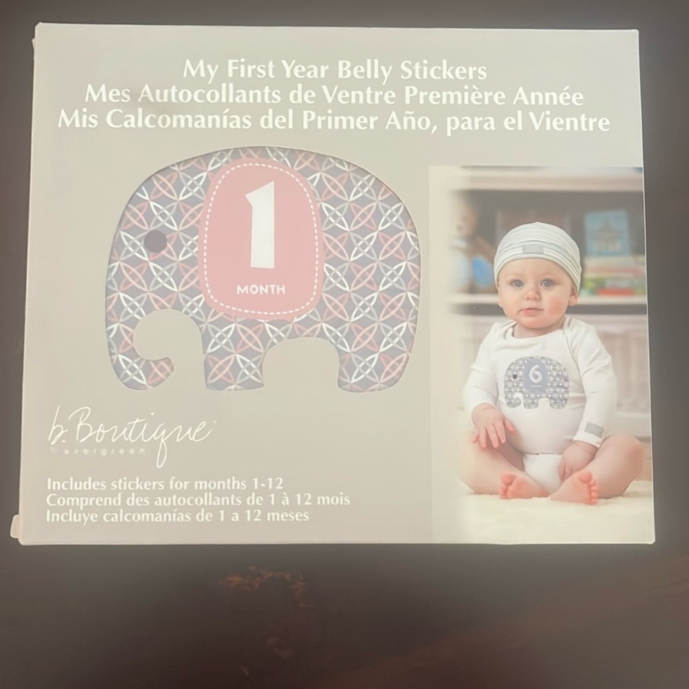 NWT First Year Baby Stickers